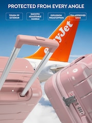 CRUW Pink Hand Luggage TSA Lock Silent Double Spinner Wheels Bag - Image 6 of 9
