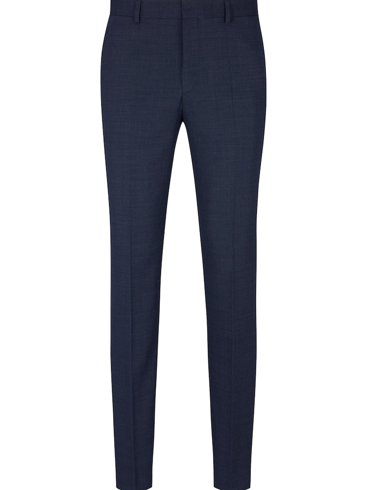 BOSS Blue Leon Melange Stretch Regular Fit Trousers - Image 1 of 1 BOSS Blue Leon Melange Stretch Regular Fit Trousers - Image 1 of 1