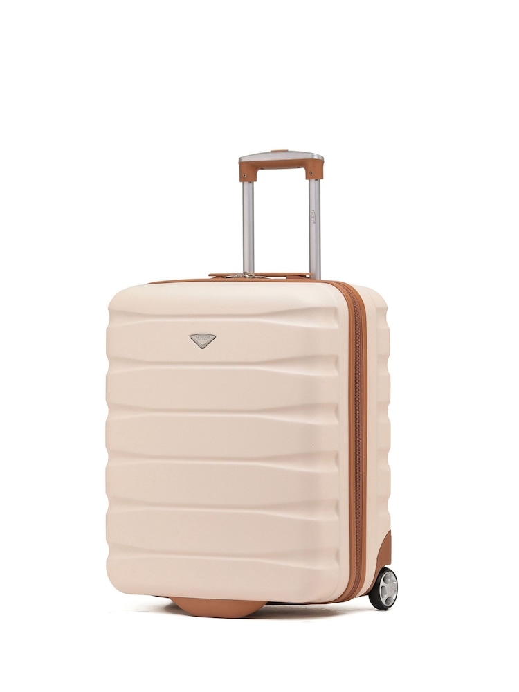Flight Knight 56x45x25cm EasyJet Overhead 2 Wheel ABS Hard Case Cabin Carry On Hand Luggage - Image 1 of 9