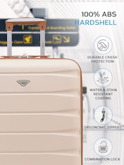Flight Knight 56x45x25cm EasyJet Overhead 2 Wheel ABS Hard Case Cabin Carry On Hand Luggage - Image 5 of 9