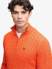 Suéter Superdry Preppy de algodón con media cremallera - Imagen 4 de 5
