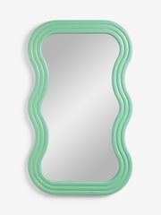 Novogratz Mint Green Wibbly Wobbly Medium Mirror - Image 1 of 2