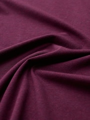 Seasalt Cornwall Purple Easel Cotton Long Sleeve Top - Image 5 of 5