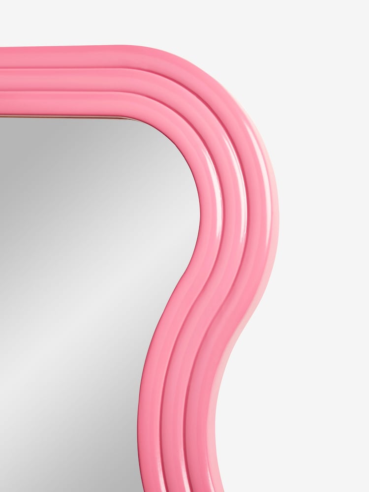 Novogratz Pink Wibbly Wobbly Floor Standing Mirror - Image 5 of 5