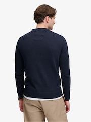 Superdry Blue Applique Graphic Jumper - Image 5 of 5