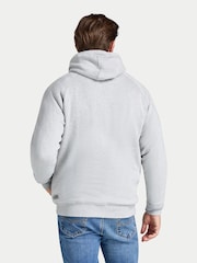 Raging Bull Grey Hooded Signature Sweat Top - Image 3 of 4