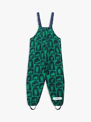 Muddy Puddles Green Waterproof EcoSplash Dungarees - Image 4 of 5