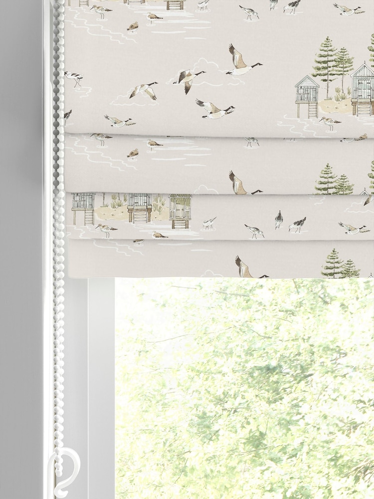 Sophie Allport Off White Seabirds Made To Measure Roman Blinds - Image 2 of 6 Sophie Allport Off White Seabirds Made To Measure Roman Blinds - Image 2 of 6