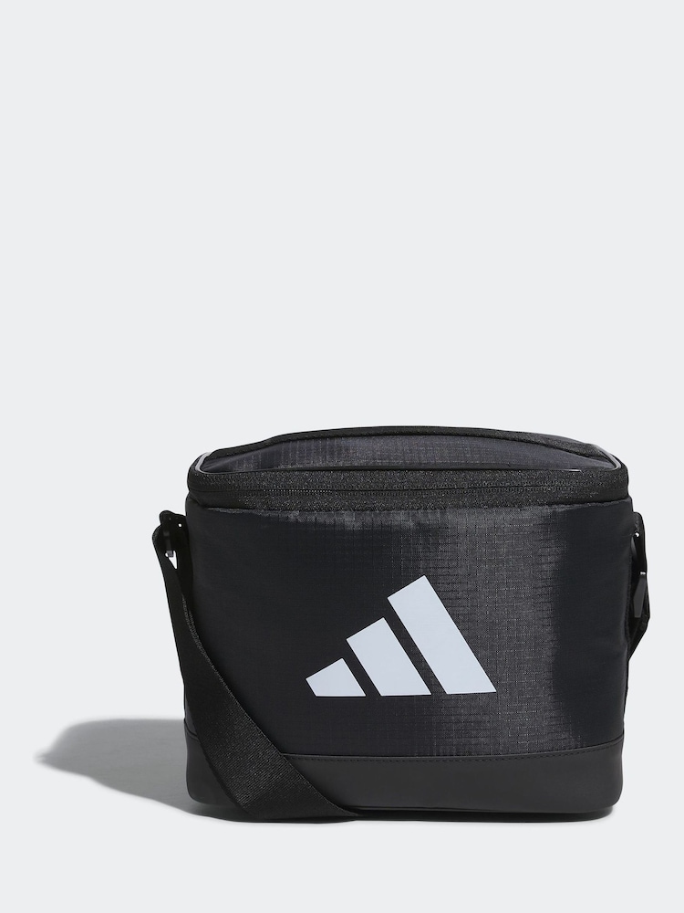 adidas Black 3 bar lunch bag - Image 1 of 5
