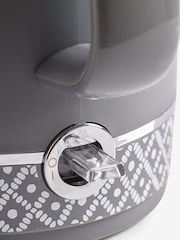Grey Geometric Kettle - Image 6 of 7