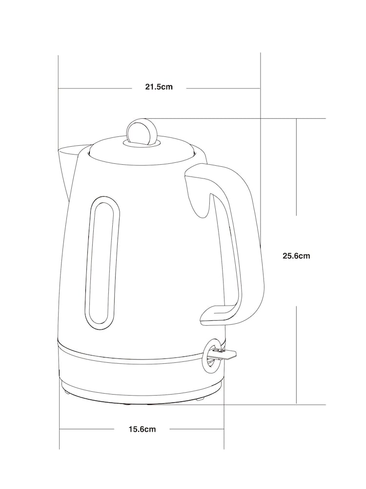 Grey Geometric Kettle - Image 7 of 7