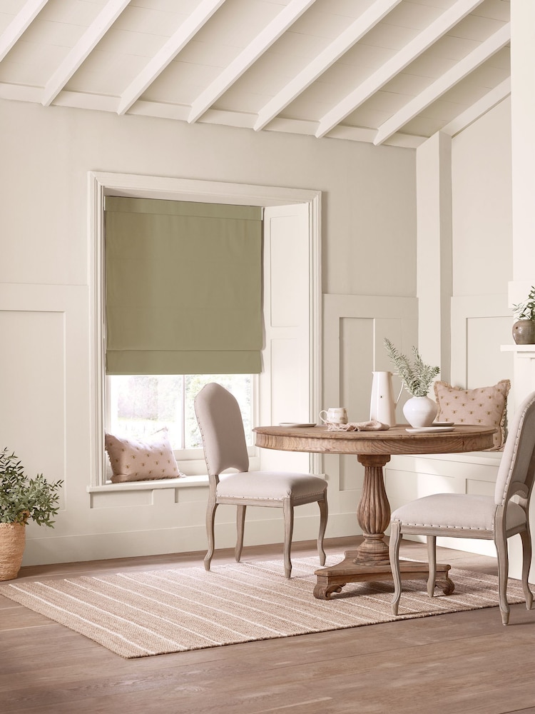 Sophie Allport Olive Oundle Plain Made To Measure Roman Blinds - Image 2 of 6