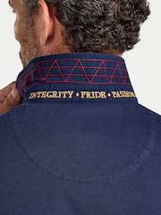 Raging Bull Classic Long Sleeve Crest Rugby Shirt - Image 5 de 5