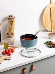 Smeg Emerald Green 20cm Saucepan - Image 1 of 5