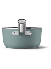 Smeg Emerald Green 20cm Saucepan - Image 3 of 5