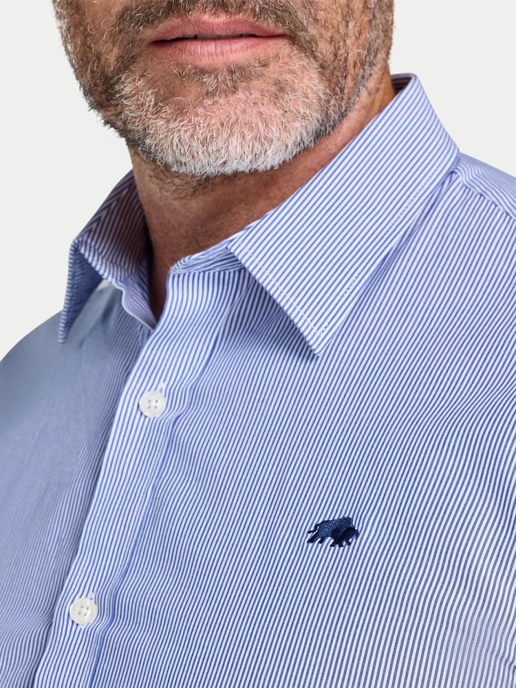 Raging Bull Long Sleeve Cadet Stripe Shirt - صورة 4 من 4