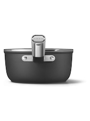 Smeg Black 20cm Saucepan - Image 3 of 4