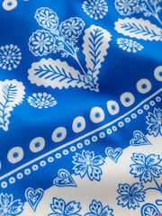 Boden Blue Cross-Back Bikini Top - Image 3 of 3