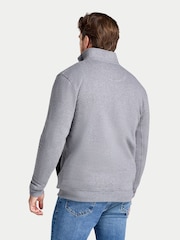 Raging Bull Grey Zip Through Bully Sweat Top - Image 3 of 4