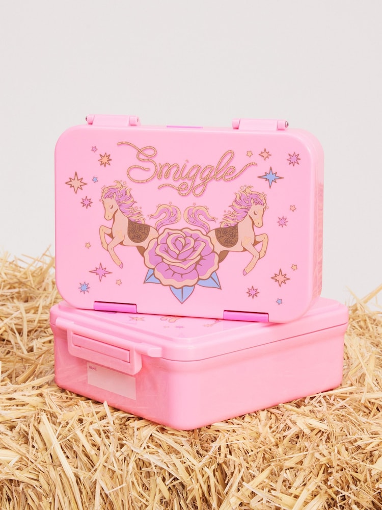 Smiggle Pink Wildflower Medium Bento Lunchbox - Image 1 of 5 Smiggle Pink Wildflower Medium Bento Lunchbox - Image 1 of 5