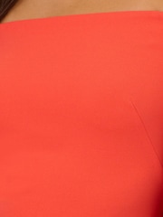 Adrianna Papell Pink Off Shoulder Cape Dress - Image 5 of 7