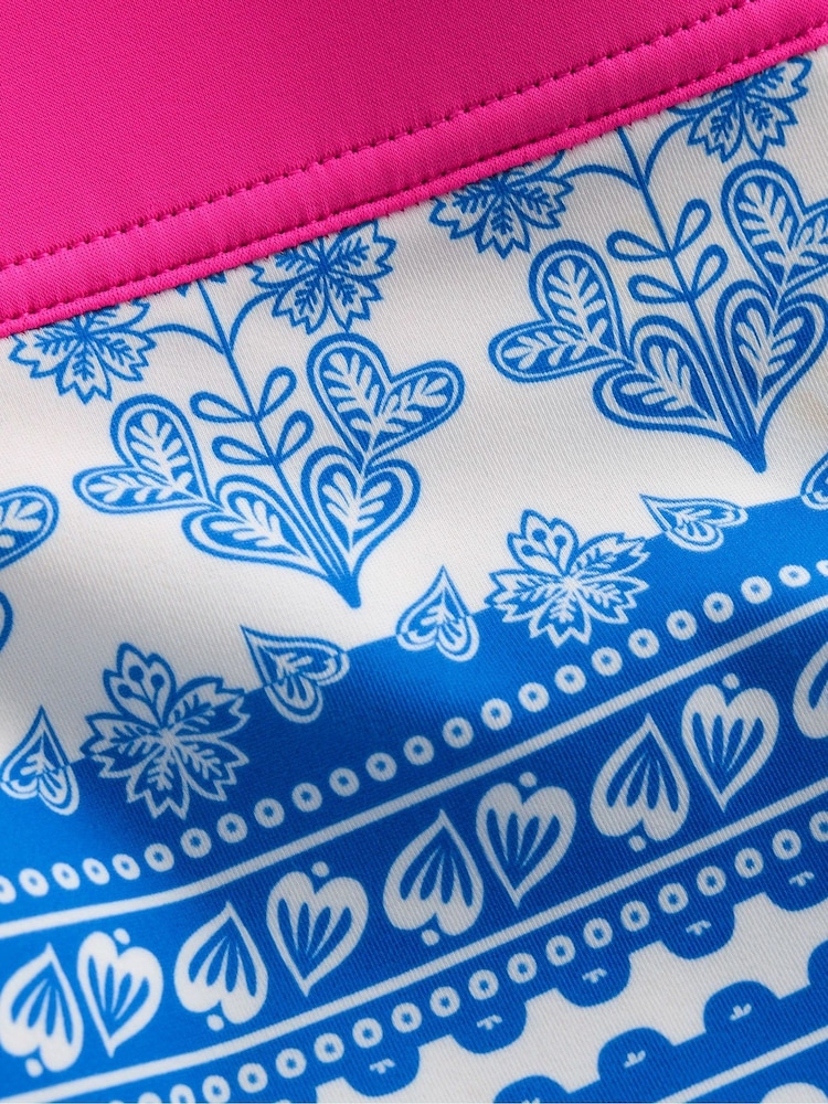 Boden Blue Patterned Swim Shorts - Image 3 of 3 Boden Blue Patterned Swim Shorts - Image 3 of 3