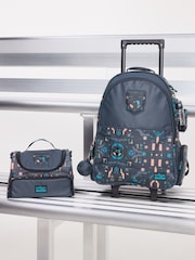 Smiggle Grey Power Play Trolley Backpack With Light Up Wheels - Image 5 of 5