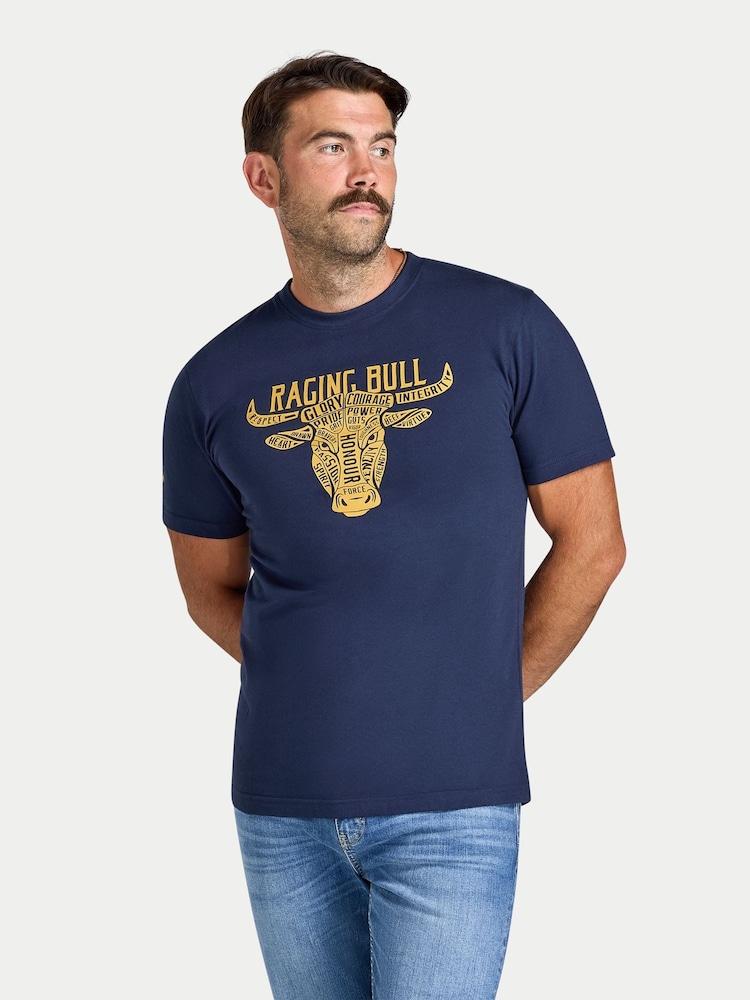 Raging Bull Blue Key Principle T-Shirt - Image 2 of 4 Raging Bull Blue Key Principle T-Shirt - Image 2 of 4