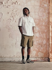 Khaki Green Parachute EDIT Cargo Shorts - Image 2 of 11