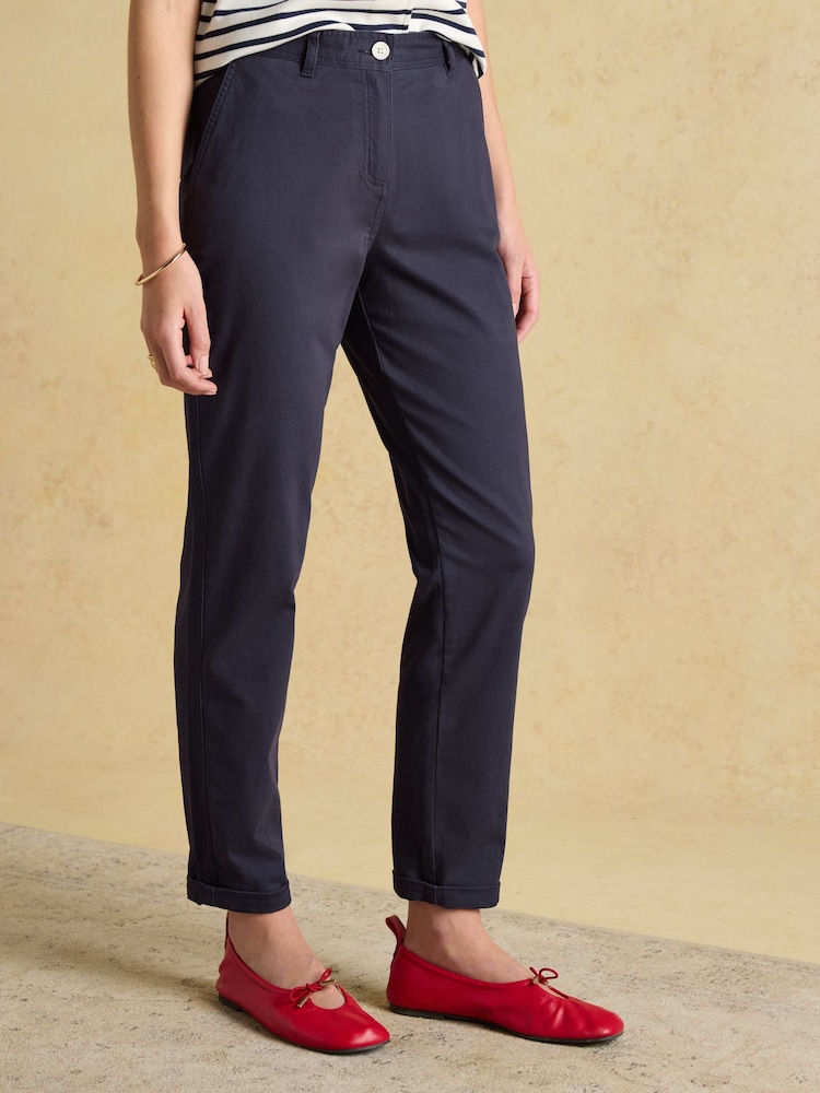 Azul marino - Pantalones chinos de corte slim de Joules - Imagen 1 de 8 Azul marino - Pantalones chinos de corte slim de Joules - Imagen 1 de 8