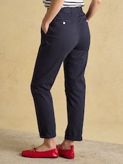 Joules Slim Fit Navy Blue Chino Trousers - Image 2 of 8