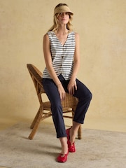 Joules Slim Fit Navy Blue Chino Trousers - Image 7 of 8