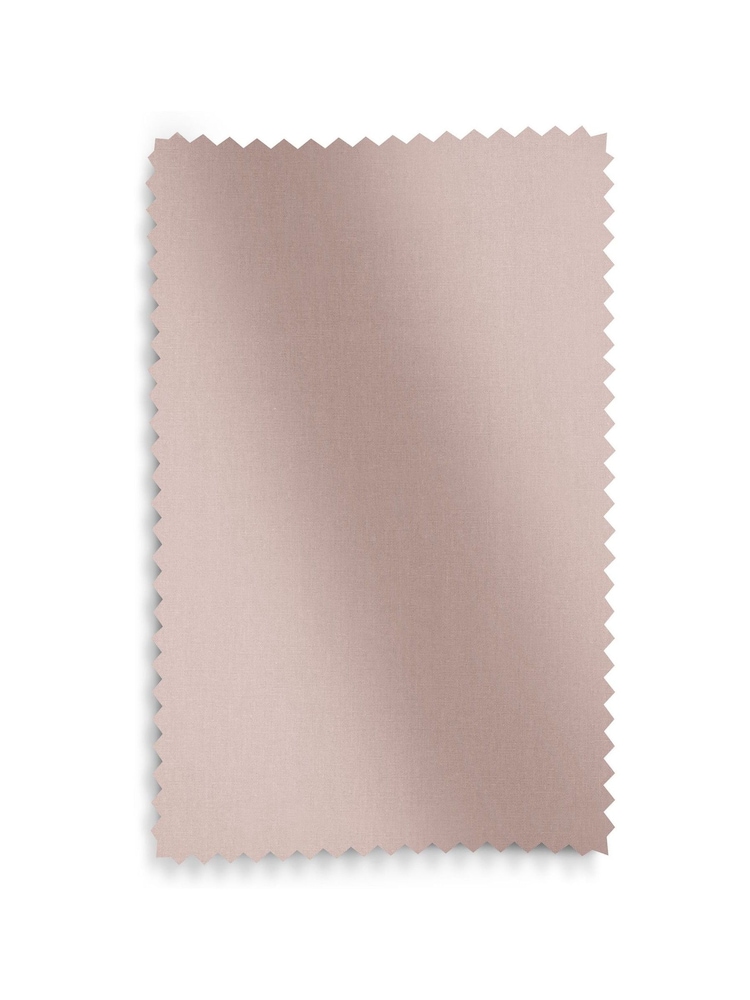 Pink Blush Blackout/Thermal Cotton Eyelet Curtains - Image 9 of 9
