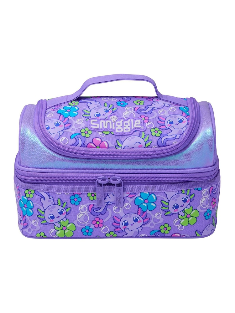 أرجواني - Smiggle Realm Double Decker Lunchbox - صورة 1 من 2