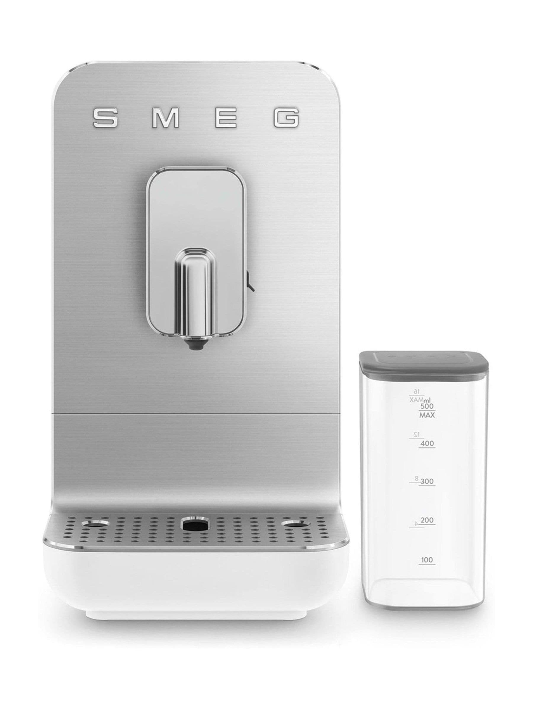 Smeg Bean To Cup Coffee Machine With Integrated Milk System Easy Clean Matte Bcc13whmuk White Medium - Image 7