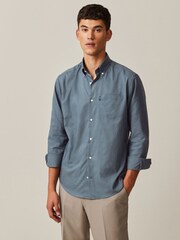Blue Regular Fit Easy Iron Button Down Oxford Shirt - Image 1 of 8