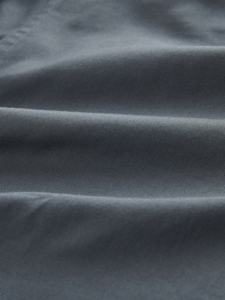 Blue Regular Fit Easy Iron Button Down Oxford Shirt - Image 8 of 8
