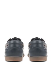 Jones Bootmaker Mens Parsons Leather Boat Shoes - Image 3 of 5