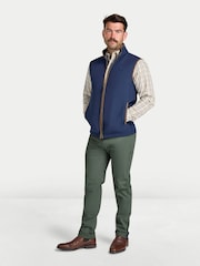 Raging Bull Blue Soft Shell Fleece Gilet - Image 3 of 4