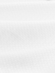 White/Blue Floral Regular Fit Trimmed Formal Shirt - Image 9 of 9