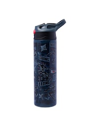 Smiggle Black Realm Insulated Stainless Steel Flip Drink Bottle 480ML - Image 1 of 2