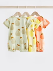 Multi Fruit Baby Rompers 3 Pack (0mths-3yrs) - Image 2 of 7