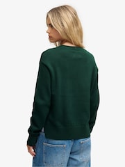 Yaşıl - Superdry Heritage Qrafik Cemper - 7şəkildən 2 şəkil