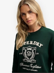 Yaşıl - Superdry Heritage Qrafik Cemper - 7şəkildən 4 şəkil