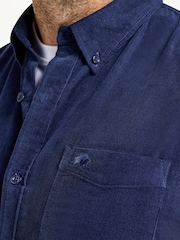 Raging Bull Blue L/S Corduroy Shirt - Image 4 of 4