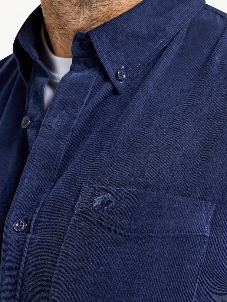 Raging Bull Blue L/S Corduroy Shirt - Image 4 of 4 Raging Bull Blue L/S Corduroy Shirt - Image 4 of 4