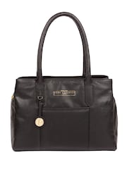Zwart - Pure Luxuries London leren handtas Chatham - Image 2 of 6