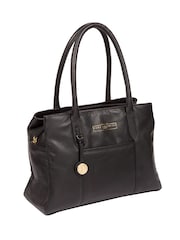 Zwart - Pure Luxuries London leren handtas Chatham - Image 4 of 6