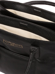 Zwart - Pure Luxuries London leren handtas Chatham - Image 6 of 6