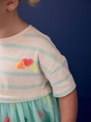 Blue Short Sleeve Tutu Dress (3mths-7yrs) - Image 4 of 8